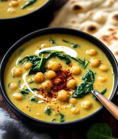 Chickpea & Spinach Coconut Stew