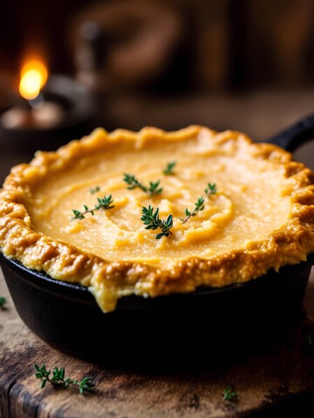 Hearty Mushroom & Lentil Shepherd’s Pie