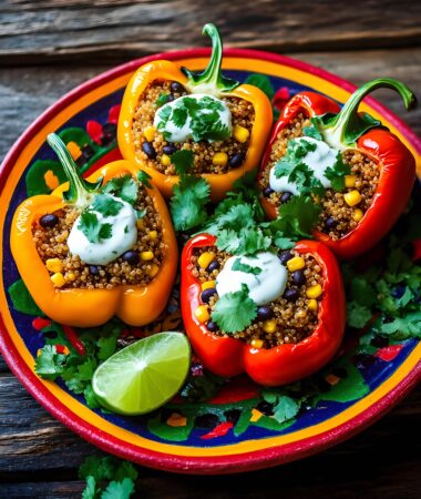 Mexican-Inspired Quinoa Stuffed Peppers