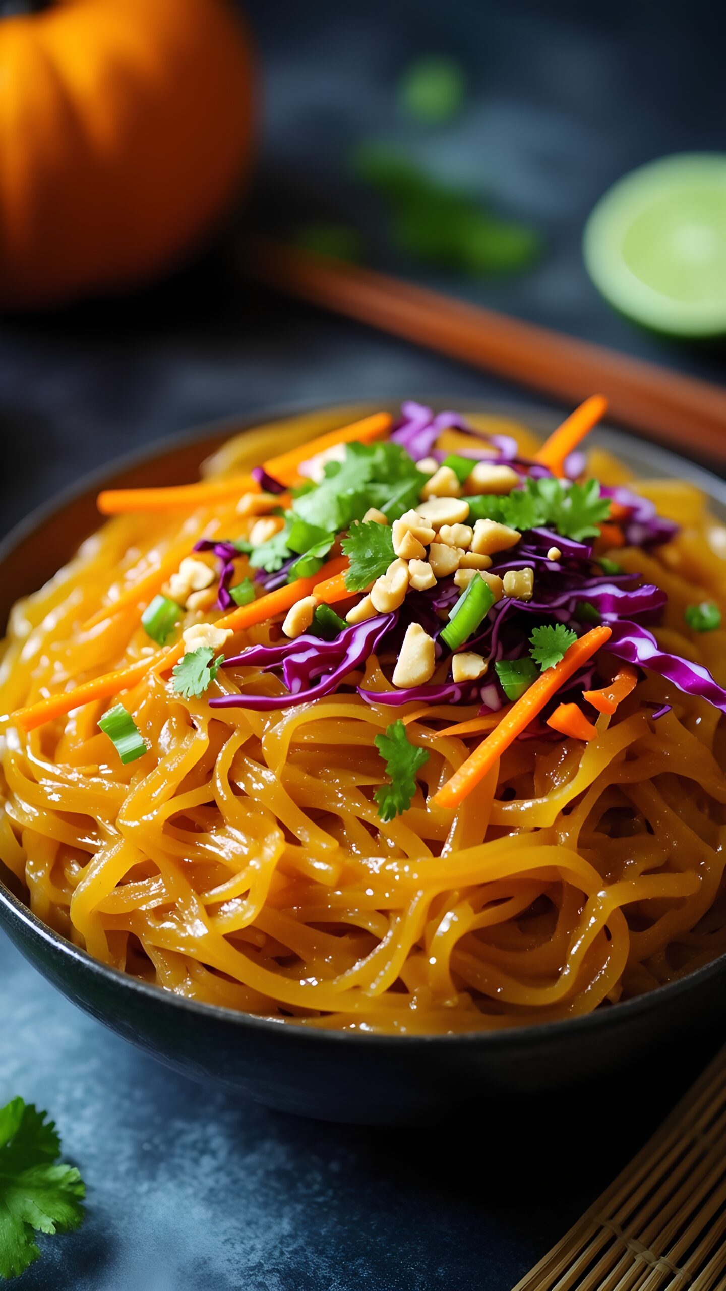 Healthy Gluten Free Spaghetti Squash Pad Thai