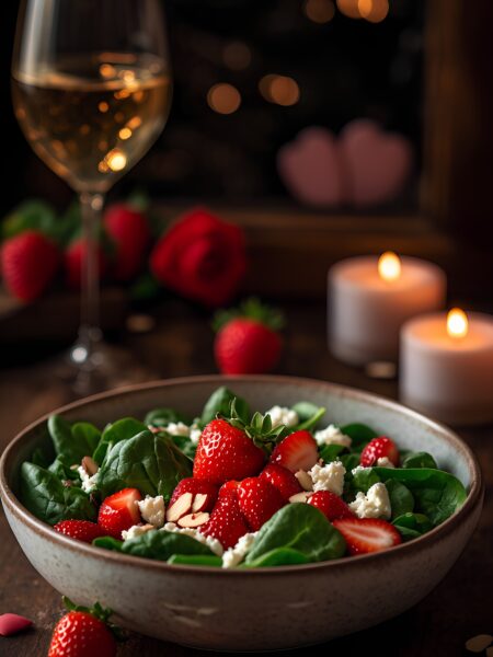 Strawberry Spinach Salad