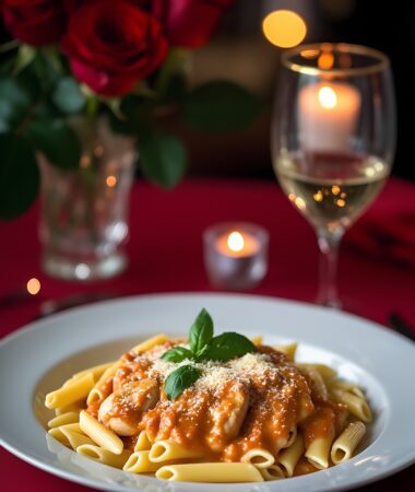 Marry Me Chicken Pasta for Valentine's Dinner