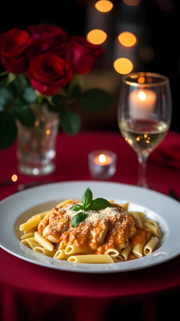 Marry Me Chicken Pasta for Valentine's Dinner
