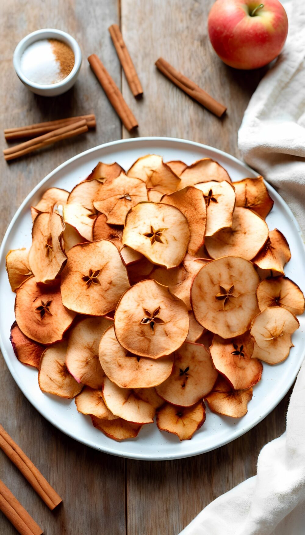 Deliciously Easy Baked Cinnamon Apple Crisps
