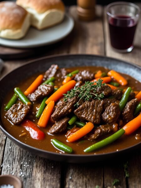 Ground Beef and Vegetable Skillet Recipe