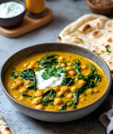 Chickpea & Spinach Curry Recipe