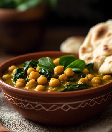 Chickpea and Spinach Curry | Hearty Vegan Dinner
