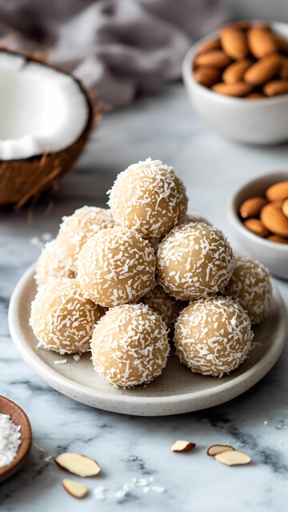 Coconut Almond Bliss Balls
