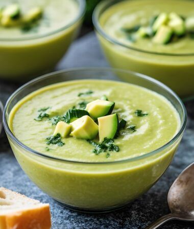 Cucumber Avocado Gazpacho | Refreshing and Creamy