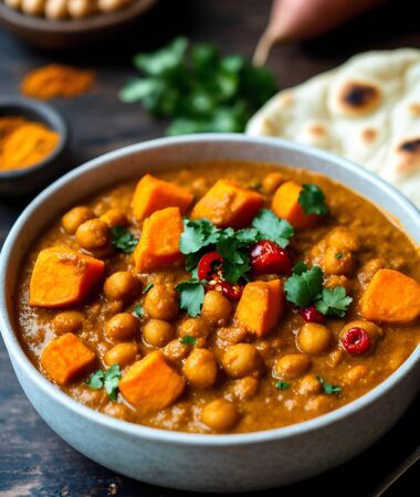 Lent-Friendly & Flavorful - Sweet Potato & Chickpea Curry