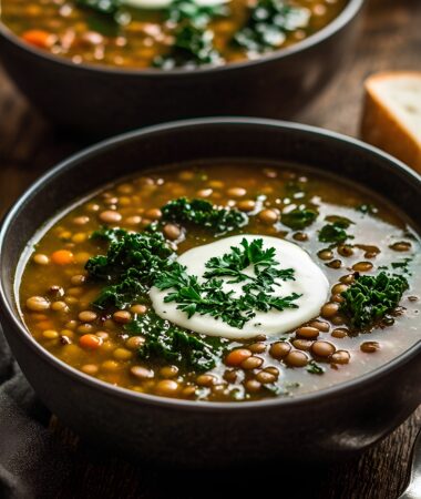 One-Pot Lentil & Kale Soup Recipe