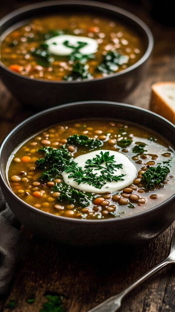 One-Pot Lentil & Kale Soup Recipe