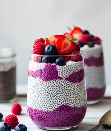 Protein-Packed Chia Seed Pudding with Berries
