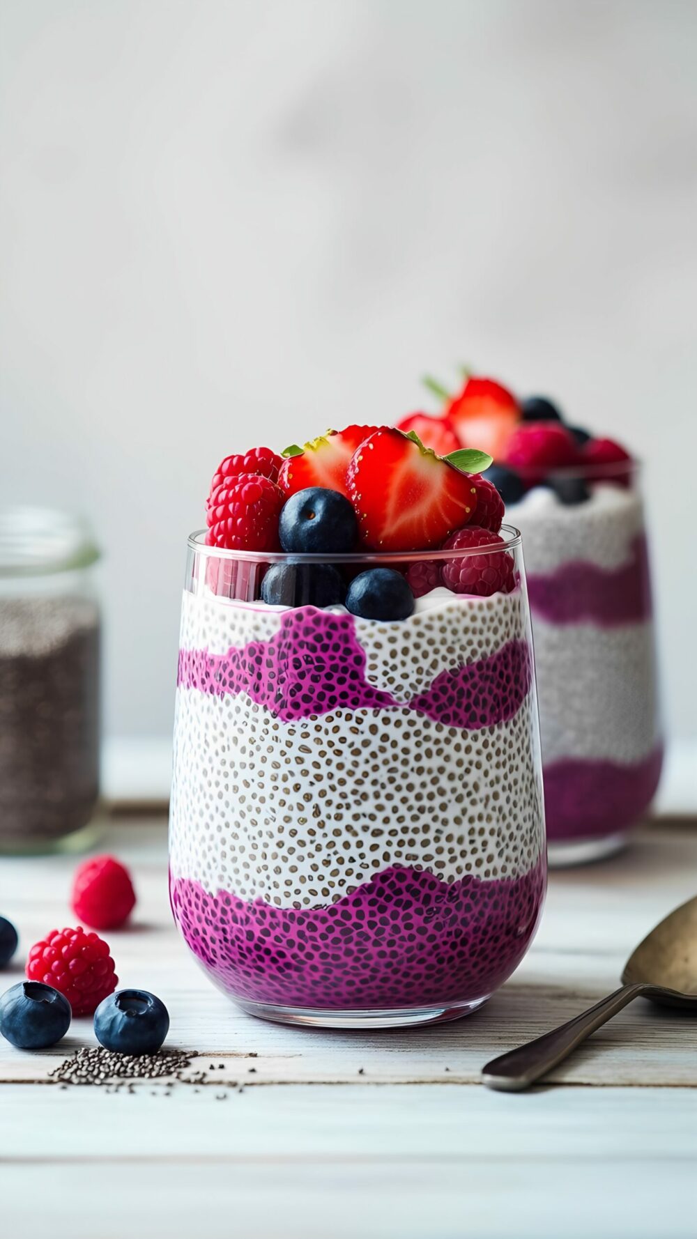 Protein-Packed Chia Seed Pudding with Berries – Easy and Delicious