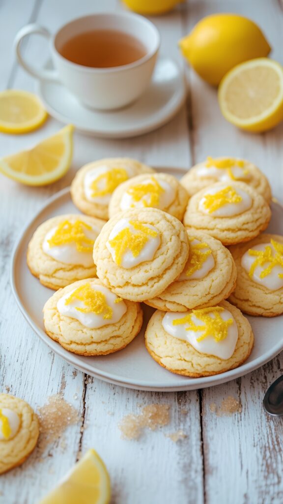 Quick & Easy Lemon Shortbread Bites | Simple Cookie Recipe
