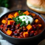 Quick Sweet Potato & Black Bean Chili Recipe