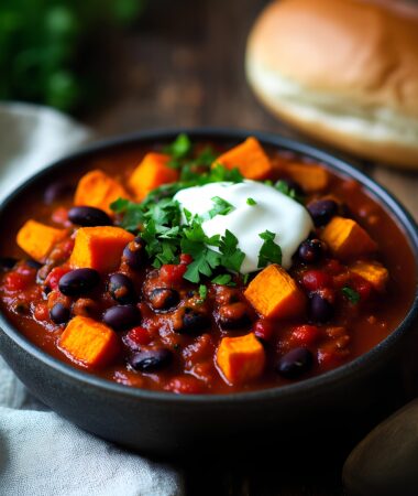 Quick Sweet Potato & Black Bean Chili Recipe