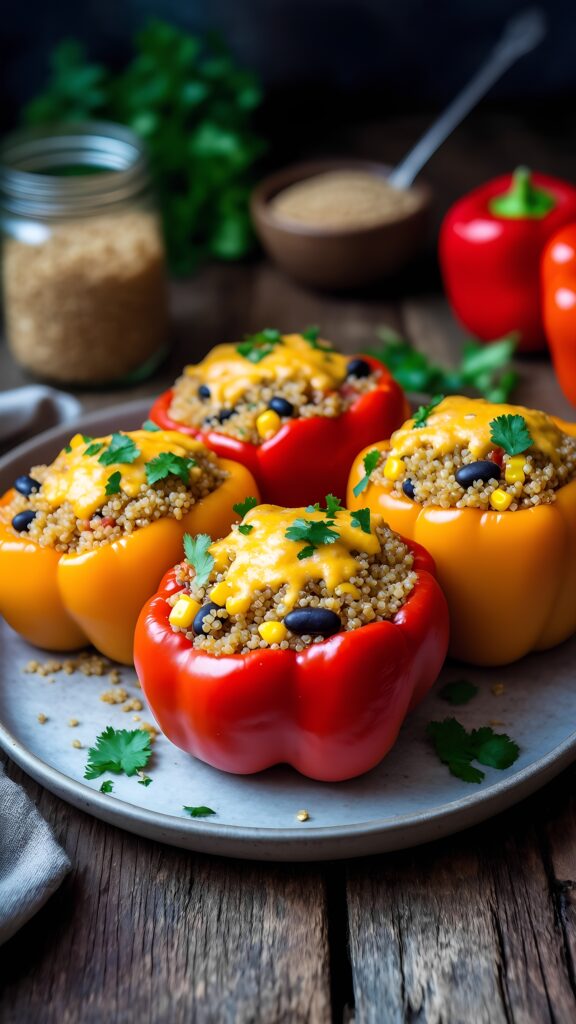 Quinoa Stuffed Bell Peppers Recipe