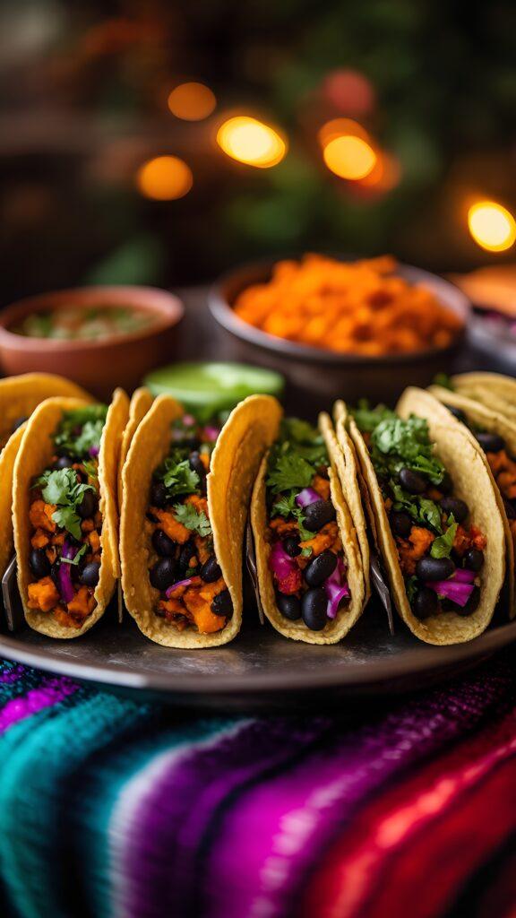 Sweet Potato and Black Bean Tacos | Vegan and Flavorful