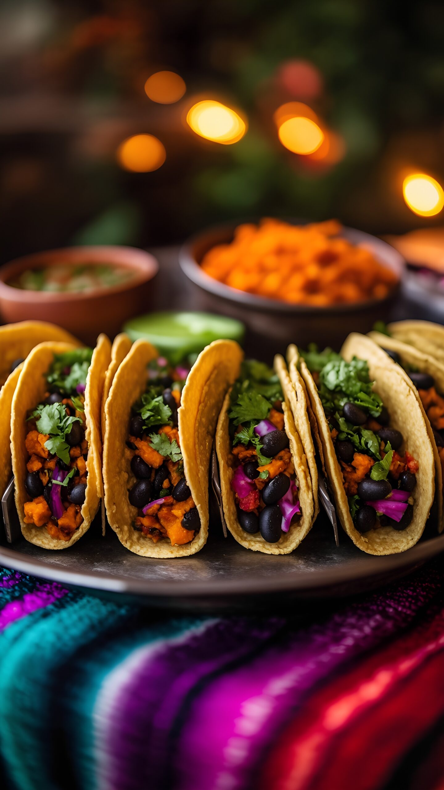 Sweet Potato and Black Bean Tacos | Vegan and Flavorful