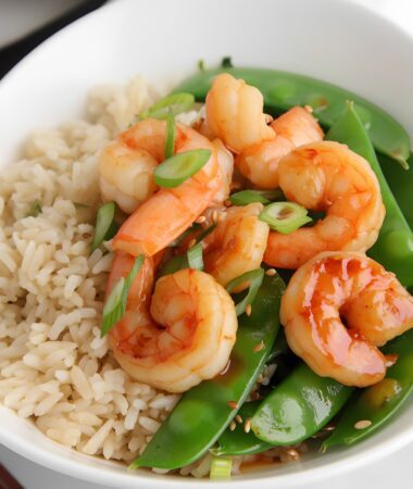 20-Minute Shrimp and Snap Pea Bowl