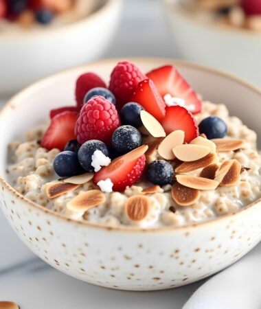 Berry Almond Overnight Oats - Nutritious Start