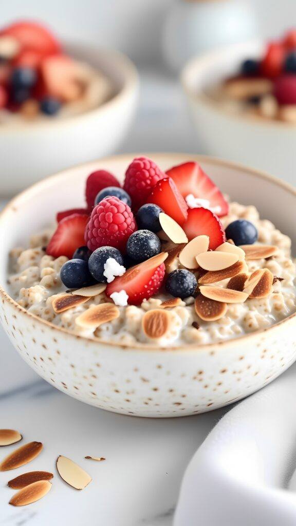 Berry Almond Overnight Oats - Nutritious Start