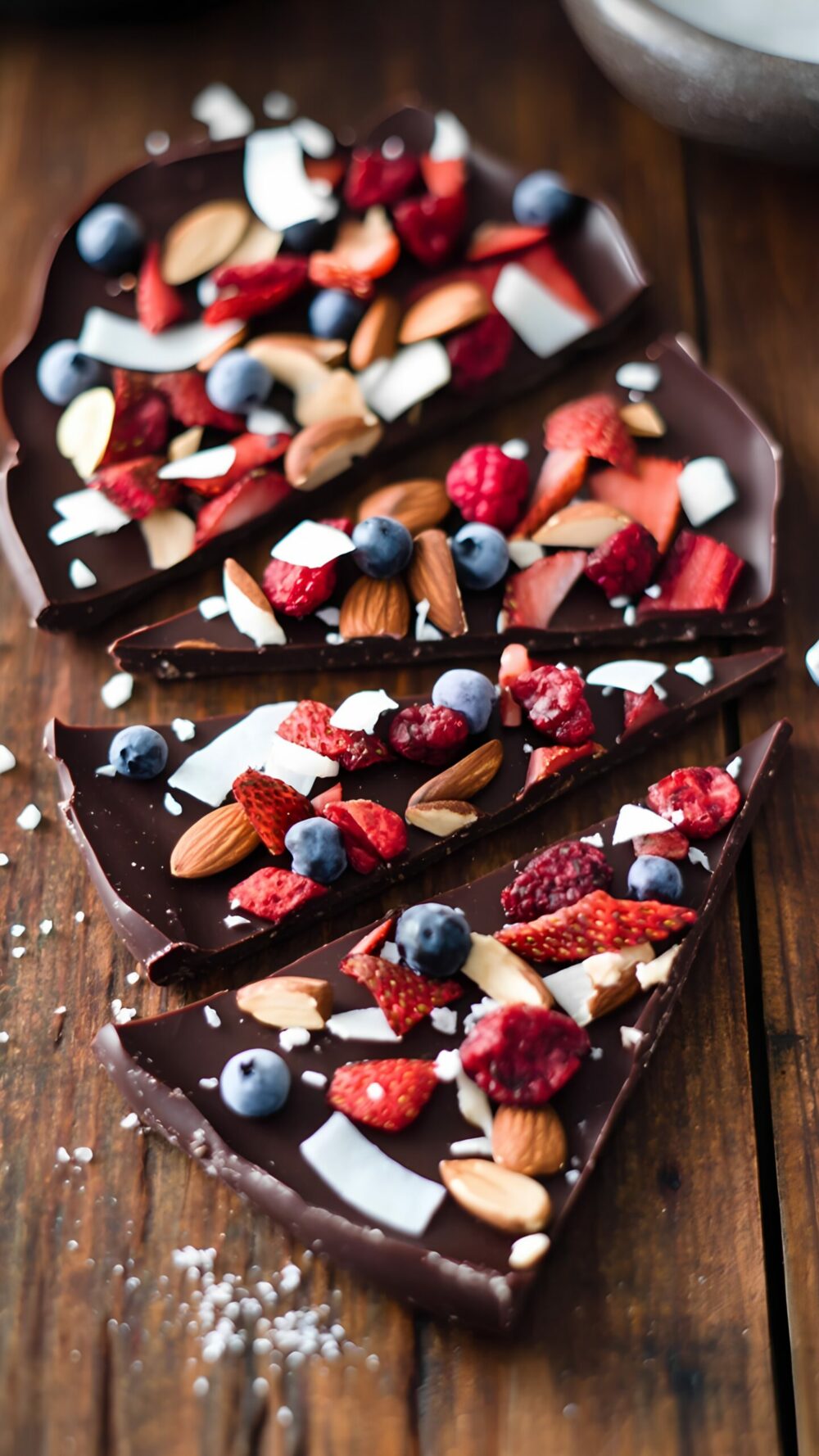 Berry Bliss Dark Chocolate Bark: A Sweet and Tart Delight