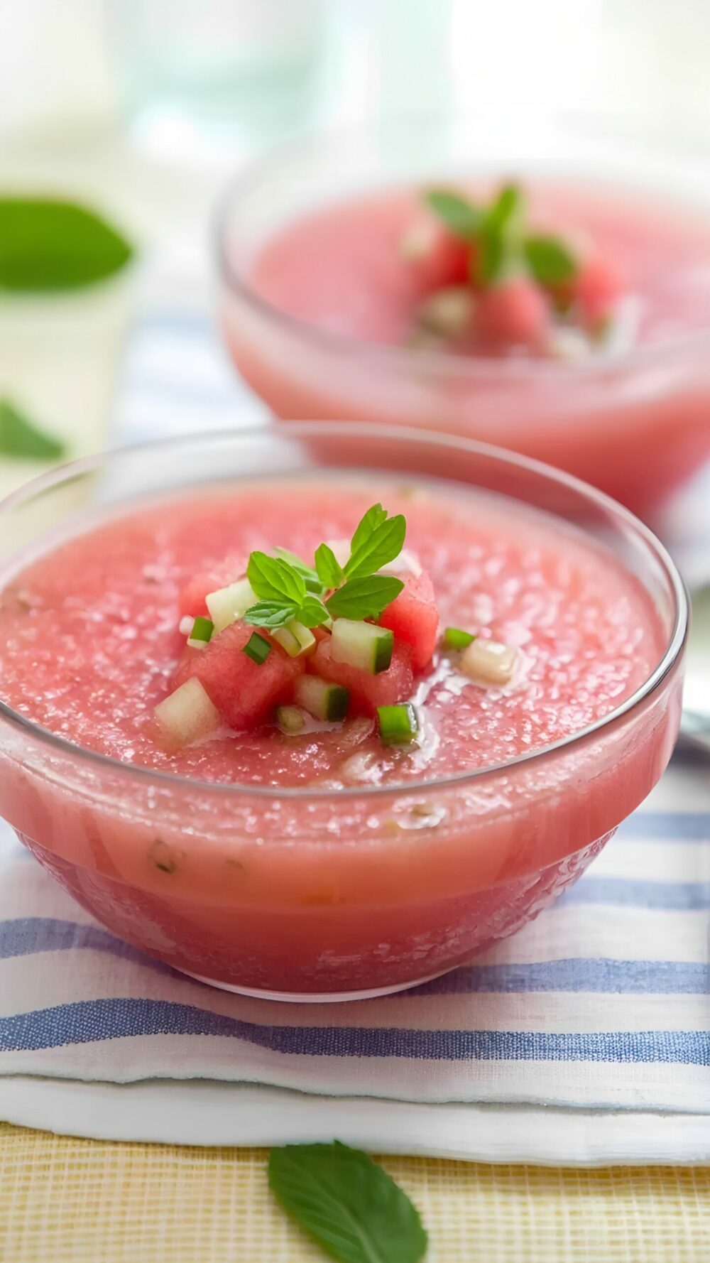 Chilled Watermelon Gazpacho: Refreshing Soup