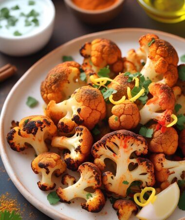 Crispy Roasted Cauliflower Bites with Spices