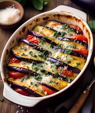 Eggplant Tomato Bake- Wholesome Comfort Dish