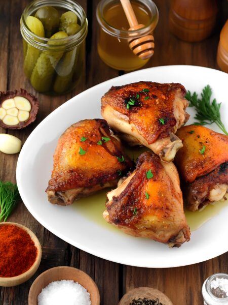 Fermented Pickle Juice Marinade Chicken for Gut Health