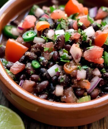 Fermented Salsa with Black Beans Recipe for Gut Support