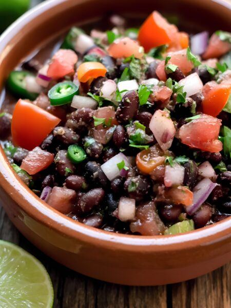 Fermented Salsa with Black Beans Recipe for Gut Support