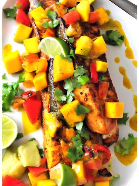 Grilled Mahi-Mahi with Mango Salsa
