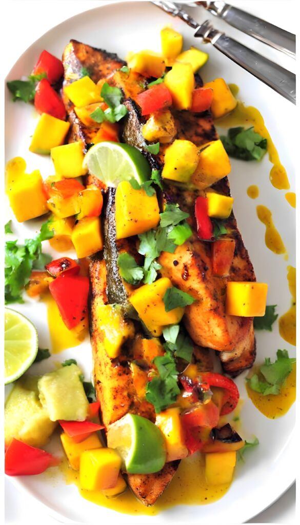 Grilled Mahi-Mahi with Mango Salsa