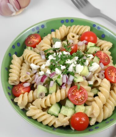 Gut-Boosting Fermented Ginger Garlic Pasta Salad Recipe