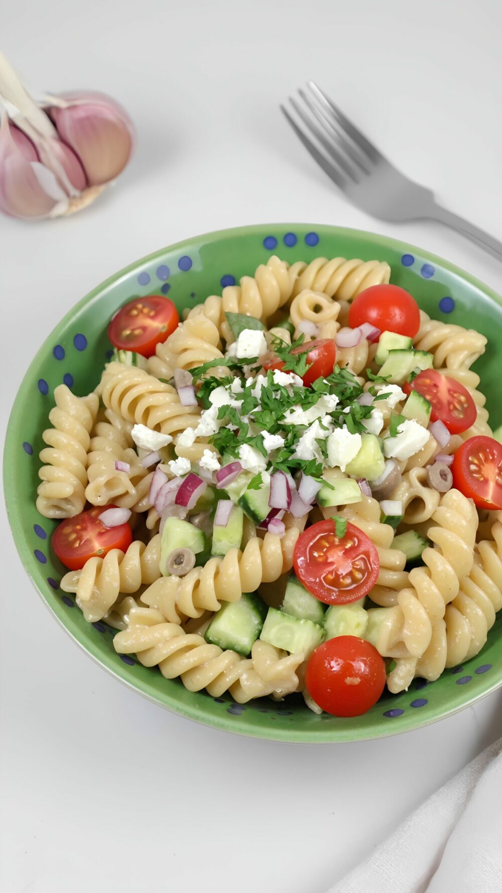 Gut-Boosting Fermented Ginger Garlic Pasta Salad Recipe