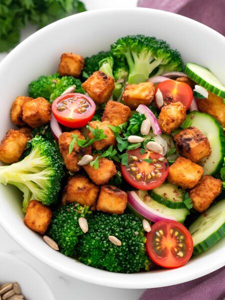 Gut-Friendly Tempeh and Broccoli Salad - Quick Recipe