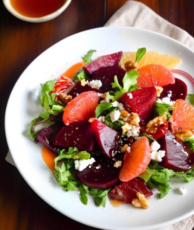 Healthy & Elegant – Walnuts & Honey Dijon Beet Citrus Salad
