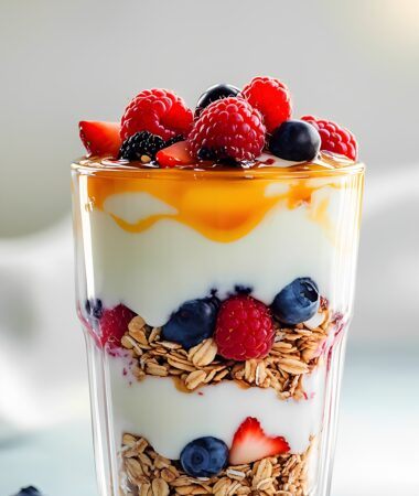 Homemade Fermented Yogurt Parfait for Digestive Health