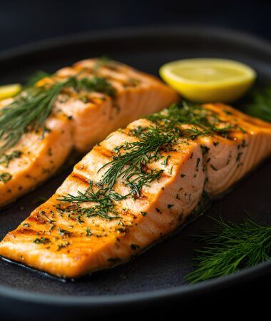 Lemon-Dill Grilled Salmon- Healthy Protein
