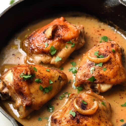 One-Pan Garlic Butter Chicken Thighs-image