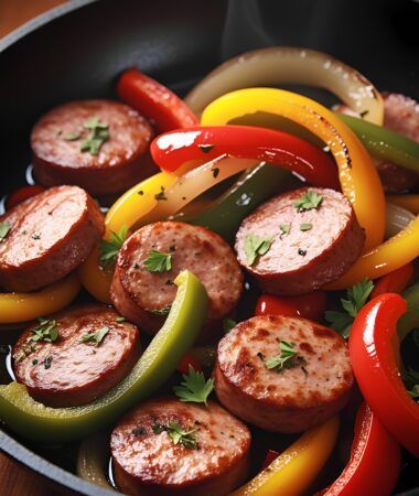 One-Skillet Sausage and Peppers