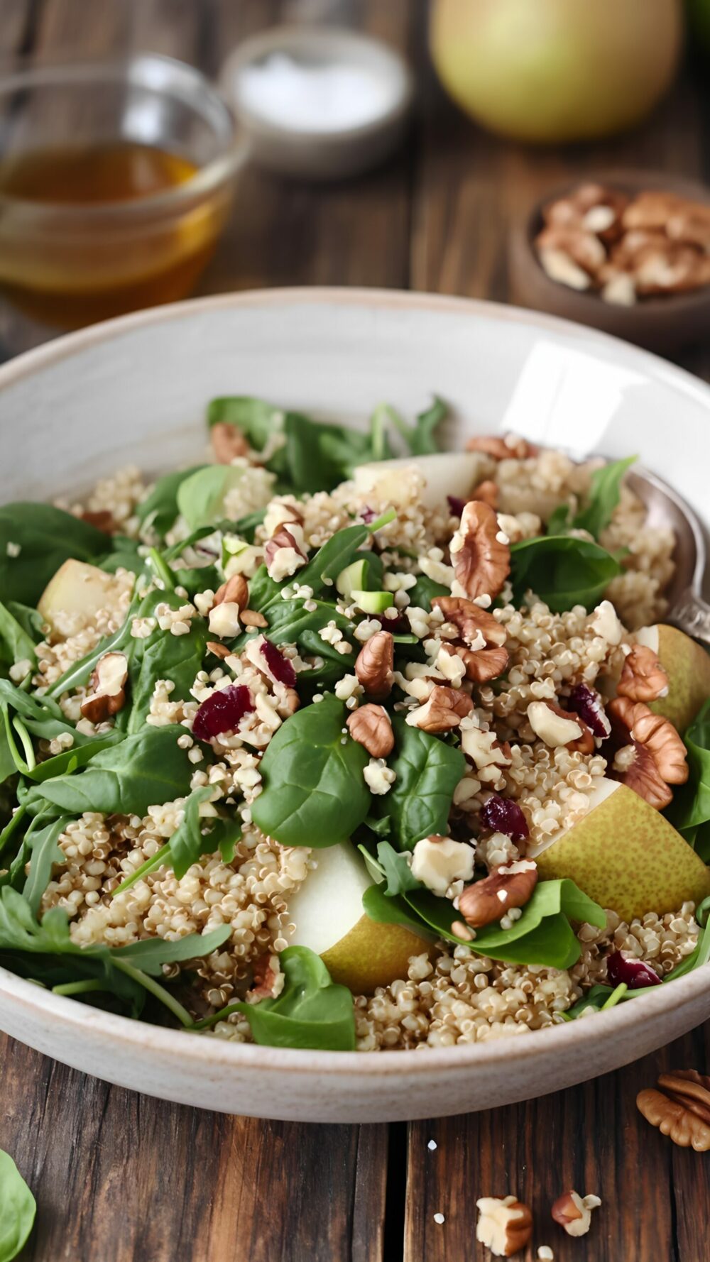 Pear Walnut Quinoa Salad: Crisp & Nutritious