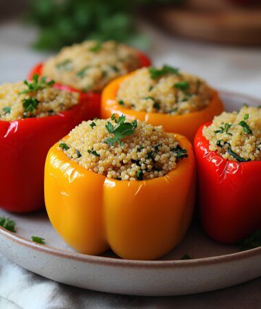 Quinoa Herb Bell Peppers- Easter Dish