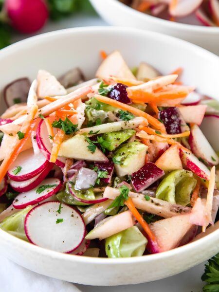 Radish Apple Slaw- Crunchy Easter Side