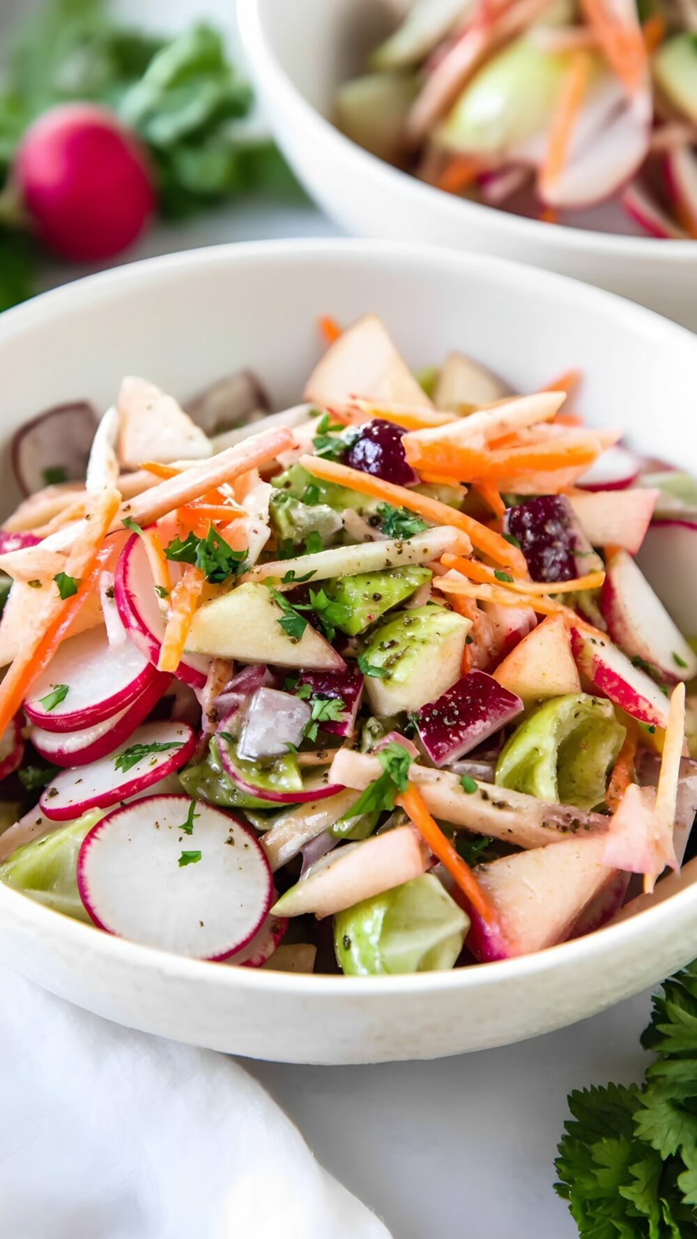 Radish Apple Slaw: Crunchy Easter Side