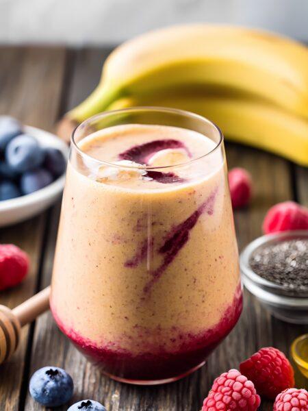 Refreshing Kombucha-Infused Smoothie for Gut Balance