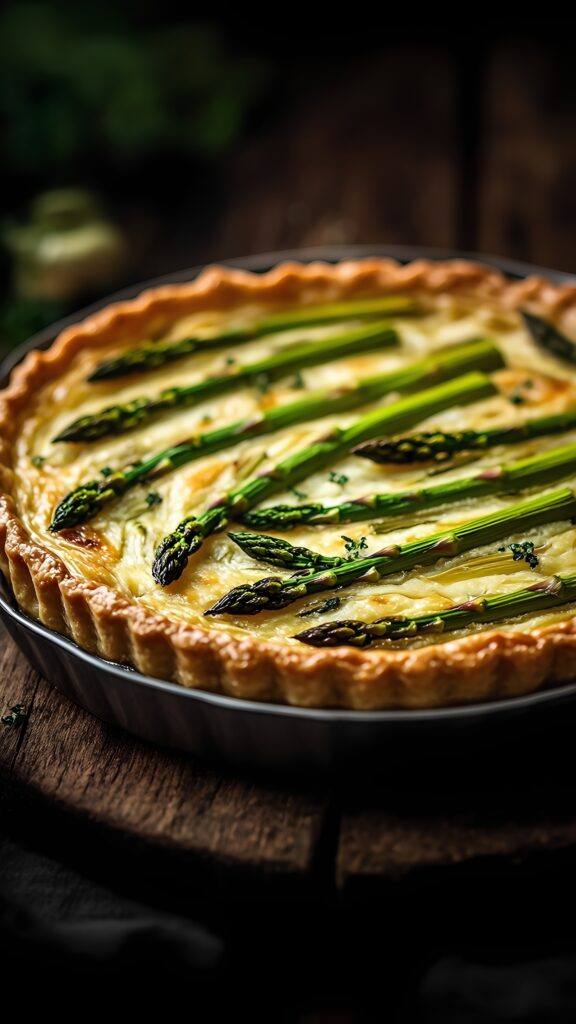 Roasted Asparagus & Artichoke Tart